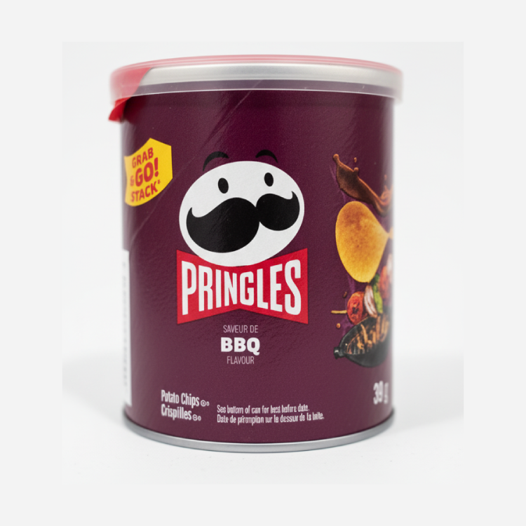 Pringles BBQ Flavour – Grab & Go Stack Potato Chips – 39 g