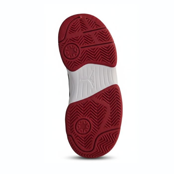 Red & Black Basketball Strap Sneaker - Image 2